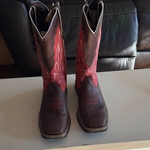 Durango Red and Brown Western Boots